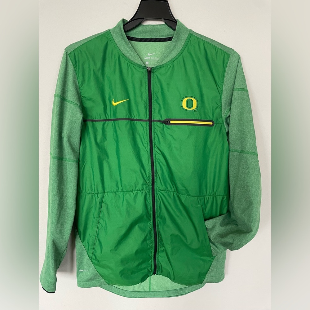 Nike Oregon Ducks On Field Sideline Elite Team Issued Coach Hybrid Men Jacket S